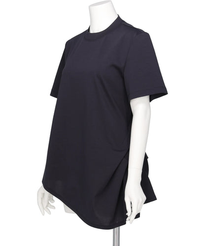 COTTON JERSEY ASYMMETRIC T-SHIRT