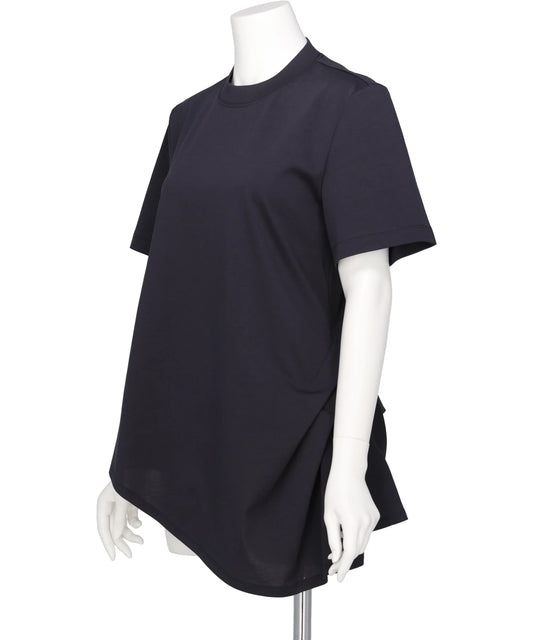 COTTON JERSEY ASYMMETRIC T-SHIRT