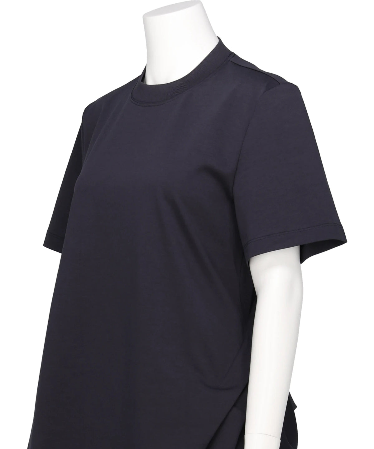 Mame Kurogouchi(マメ クロゴウチ) COTTON JERSEY ASYMMETRIC T-SHIRT Mame Kurogouchi(マメ クロゴウチ) COTTON JERSEY ASYMMETRIC T-SHIRT
