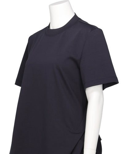 COTTON JERSEY ASYMMETRIC T-SHIRT