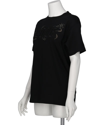 LOVE SPARKLE T-SHIRT / BLACK×BLACK