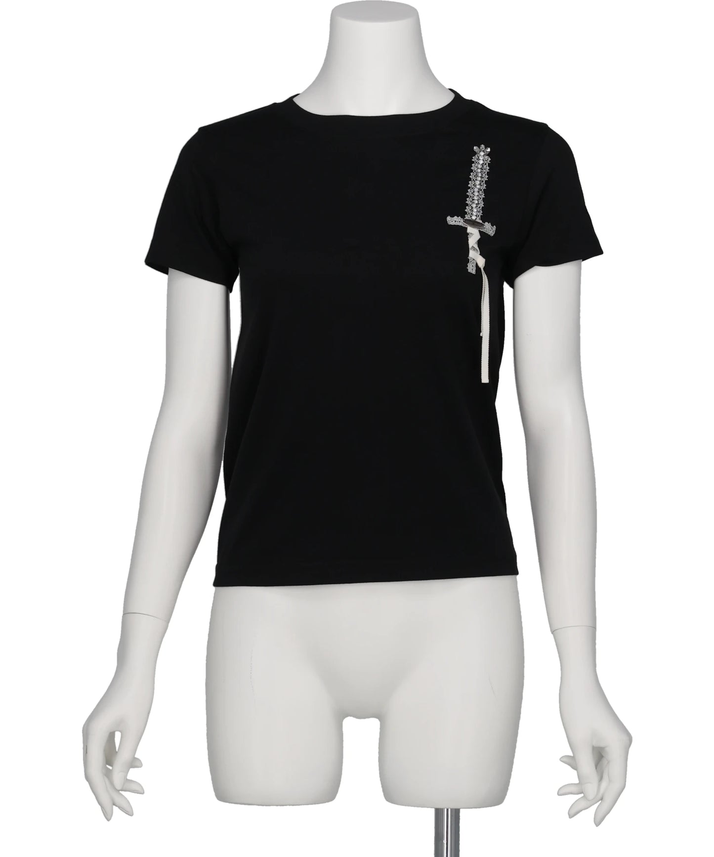 tanakadaisuke(タナカダイスケ) 2026SS LACE KNIGHT EMBROIDERY T-SHIRT TD-26SS-PO55