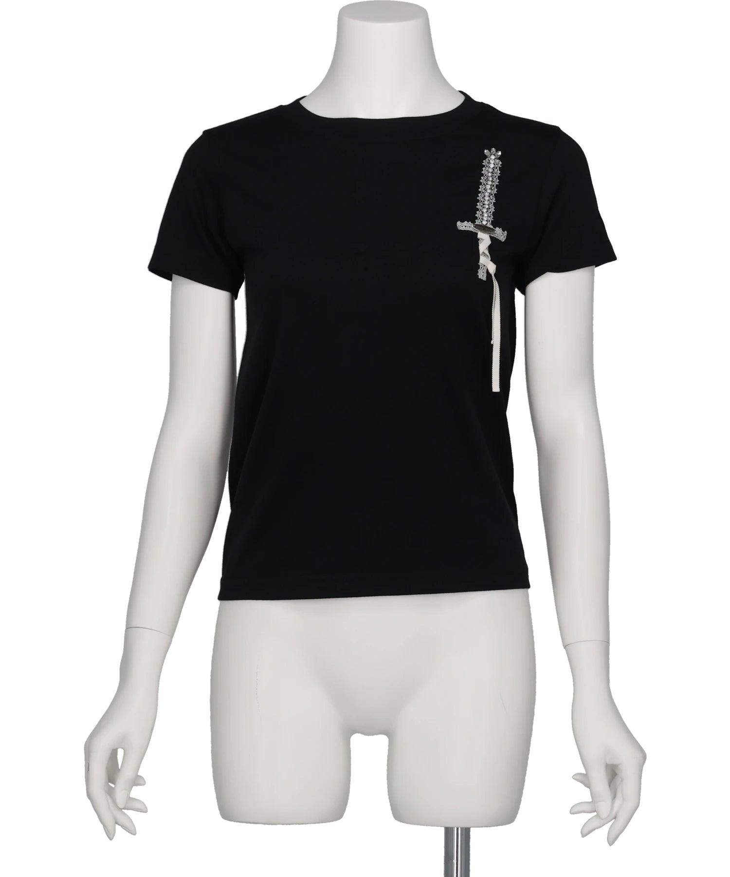 tanakadaisuke(タナカダイスケ) 2026SS LACE KNIGHT EMBROIDERY T-SHIRT TD-26SS-PO55