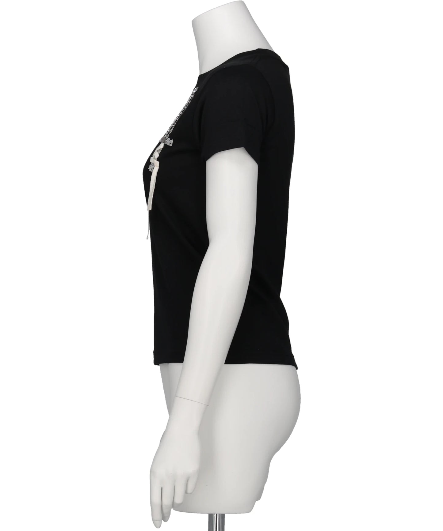 LACE KNIGHT EMBROIDERY T-SHIRT