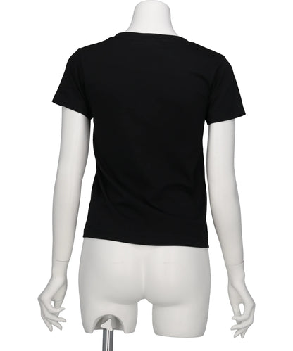 LACE KNIGHT EMBROIDERY T-SHIRT