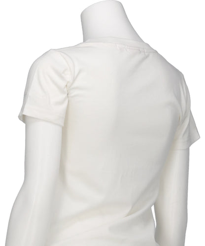 VELVET LAZY RIBBON T-SHIRT