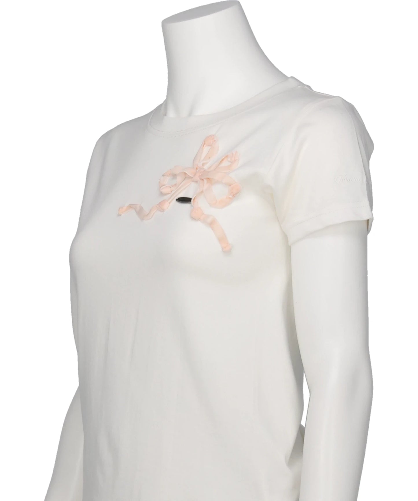 VELVET LAZY RIBBON T-SHIRT