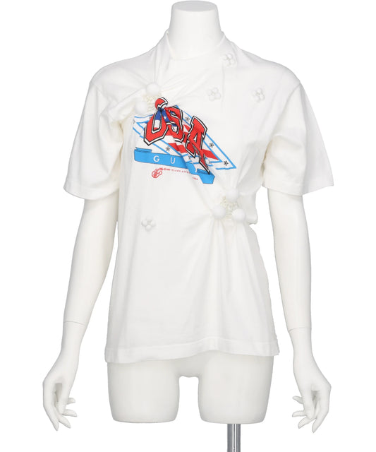 riv nobuhiko(リブノブヒコ) ALMON T-SHIRT