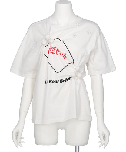 riv nobuhiko(リブノブヒコ) 2026AW ALMON T-SHIRT TPAW267001