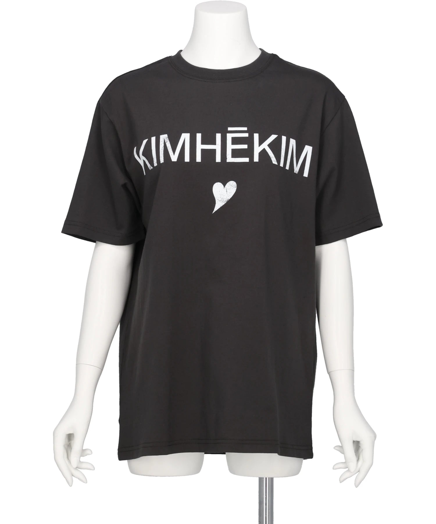 KIMHEKIM(キムヘキム) 2026AW HEART VINTAGE PRINT T-SHIRT KHK-JS023