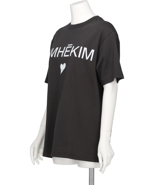 KIMHEKIM HEART VINTAGE PRINT T-SHIRT