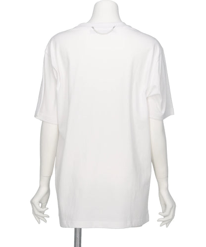 LOGO T-SHIRT WITH PEARL EMBELLISHMENT
