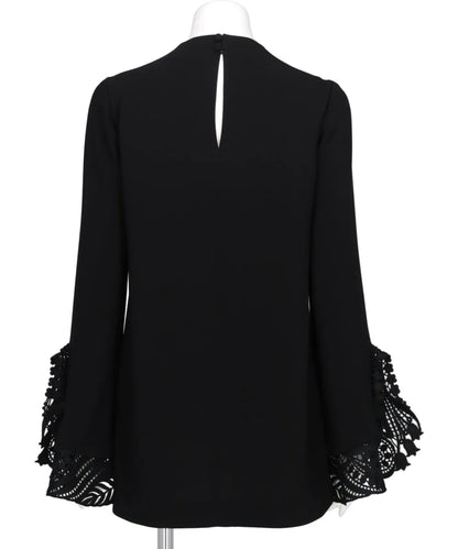 EMBROIDERED CUFFS TOP