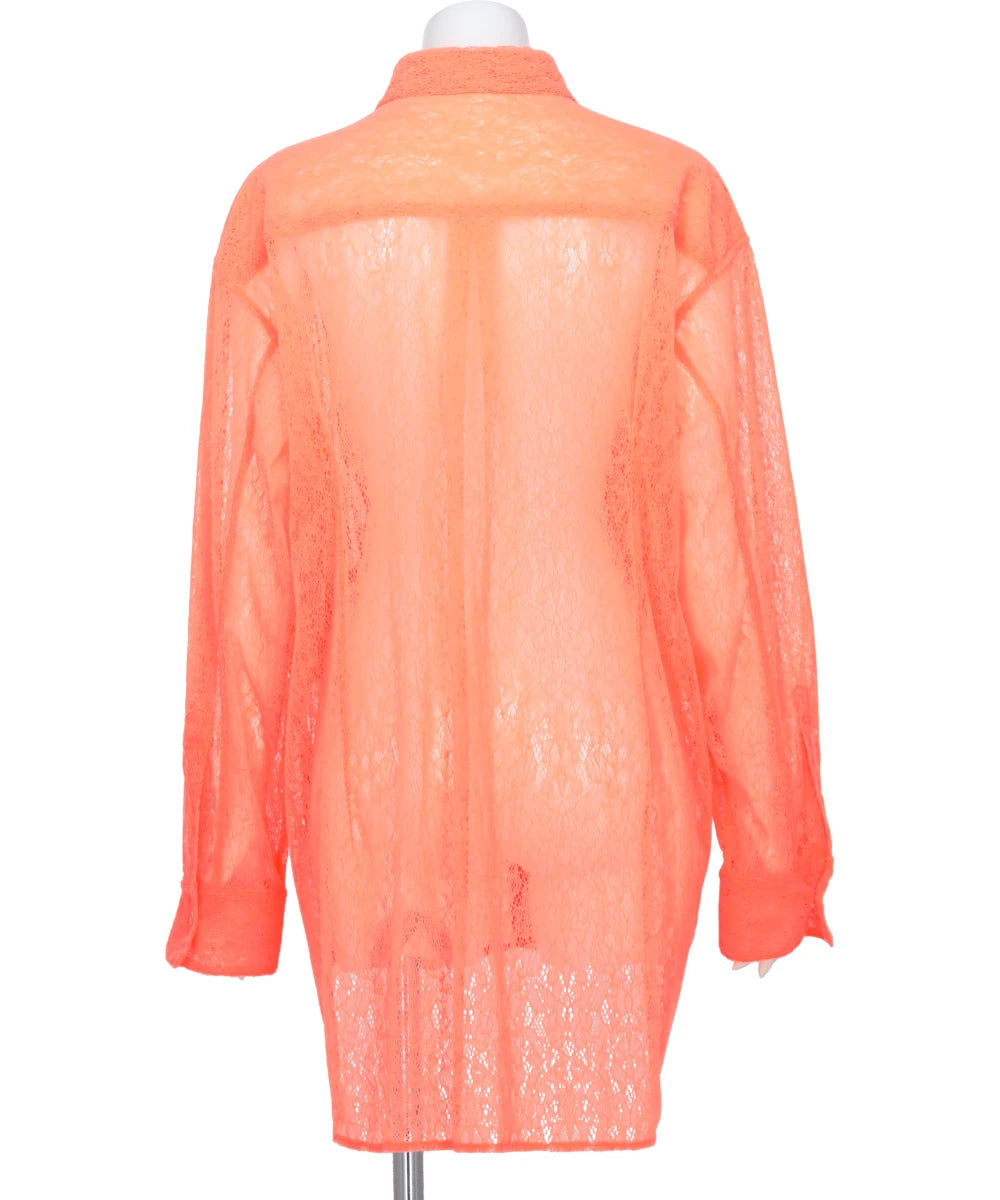 LACE LONG SHIRT