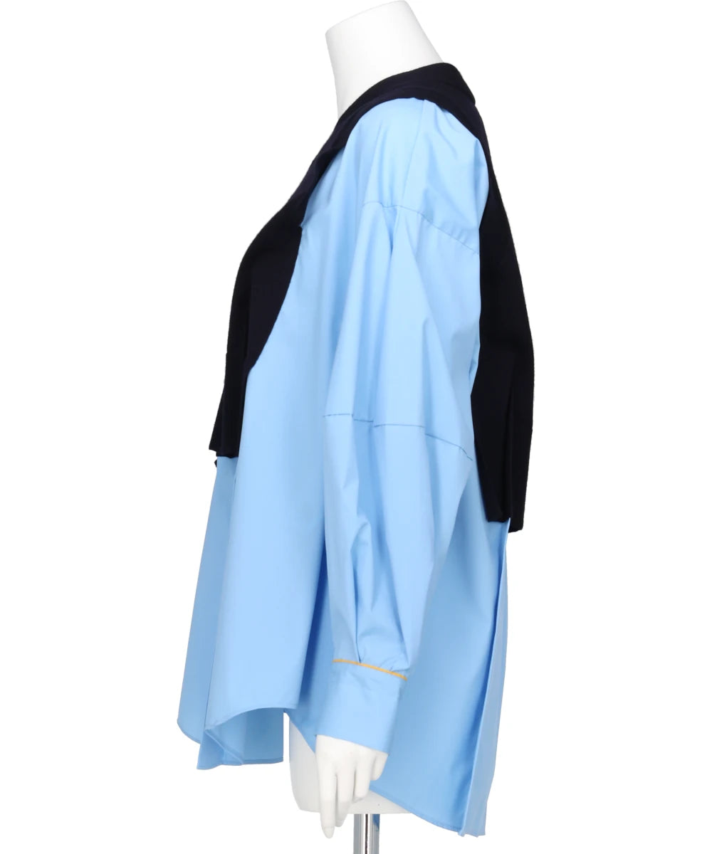 CASH FEEL KNIT LAYERED PO