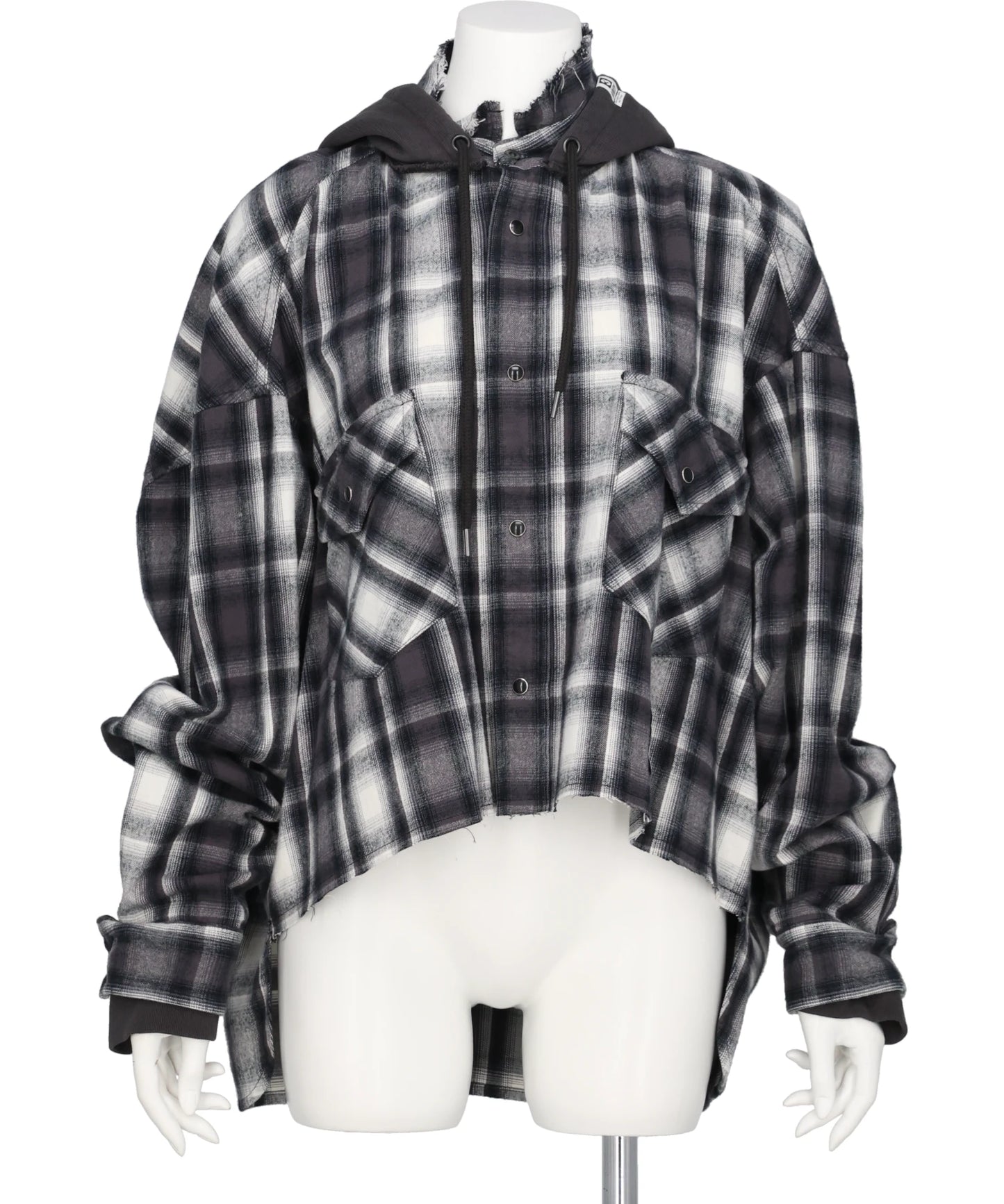 Maison MIHARA YASUHIRO(メゾンミハラヤスヒロ) HOODIES CHECK SHIRTS