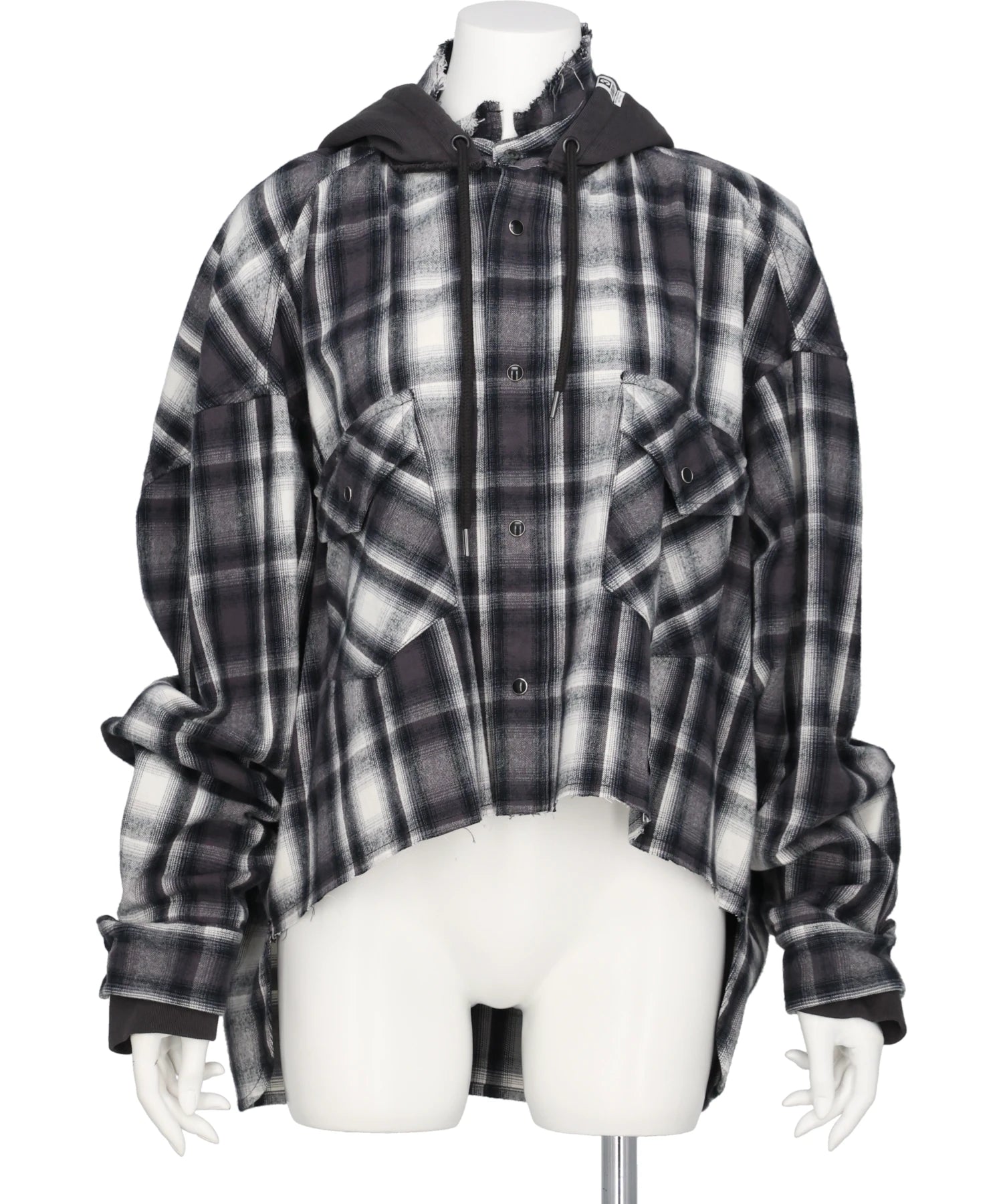 Maison MIHARA YASUHIRO(メゾンミハラヤスヒロ) HOODIES CHECK SHIRTS