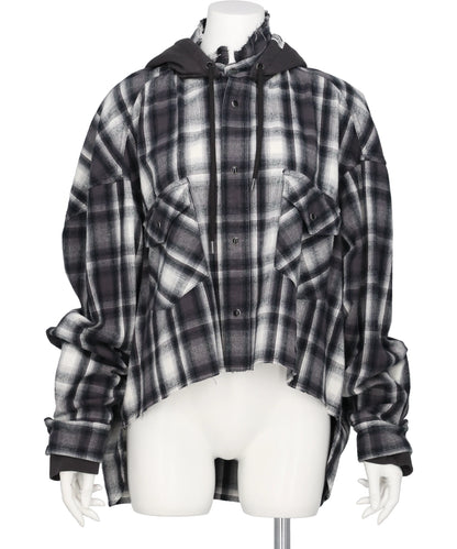 Maison MIHARA YASUHIRO(メゾンミハラヤスヒロ) HOODIES CHECK SHIRTS