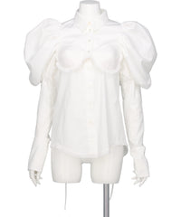 POOLDE（プールデ）OSCARINE PUFF BLOUSE