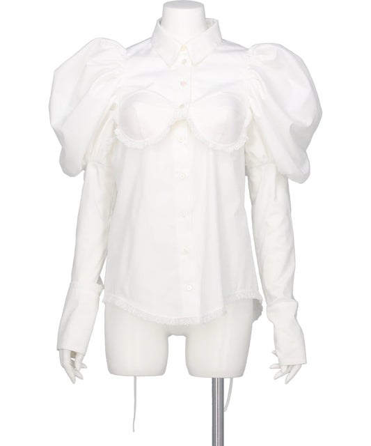 POOLDE（プールデ）OSCARINE PUFF BLOUSE