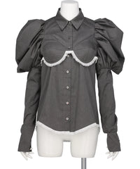 POOLDE（プールデ）OSCARINE PUFF BLOUSE