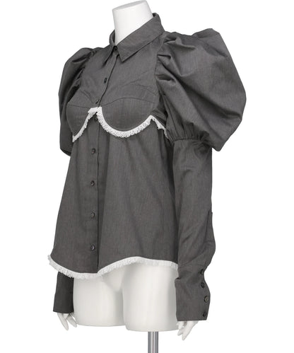 OSCARINE PUFF BLOUSE