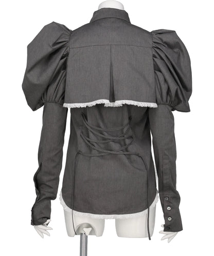 OSCARINE PUFF BLOUSE