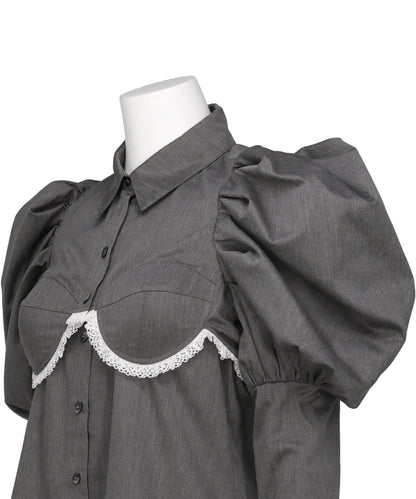 OSCARINE PUFF BLOUSE