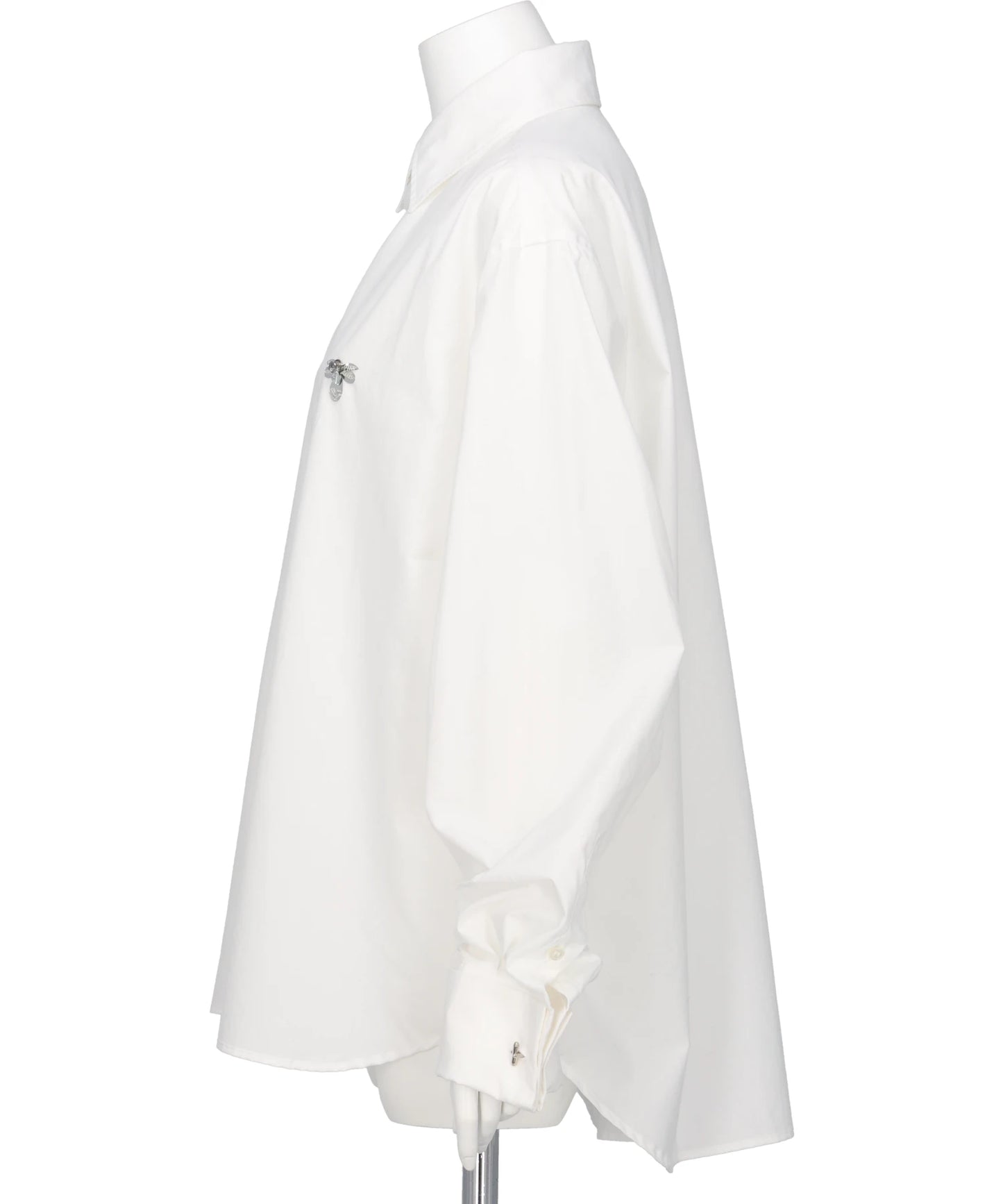 BEADED BUMBLE BEE DRESS SHIRT