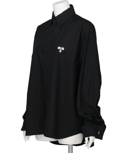 BEADED BUMBLE BEE DRESS SHIRT