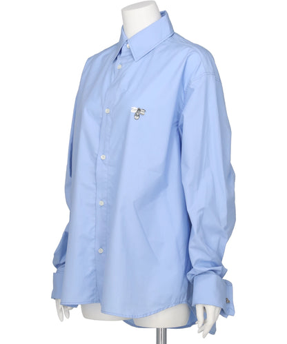 BEADED BUMBLE BEE DRESS SHIRT