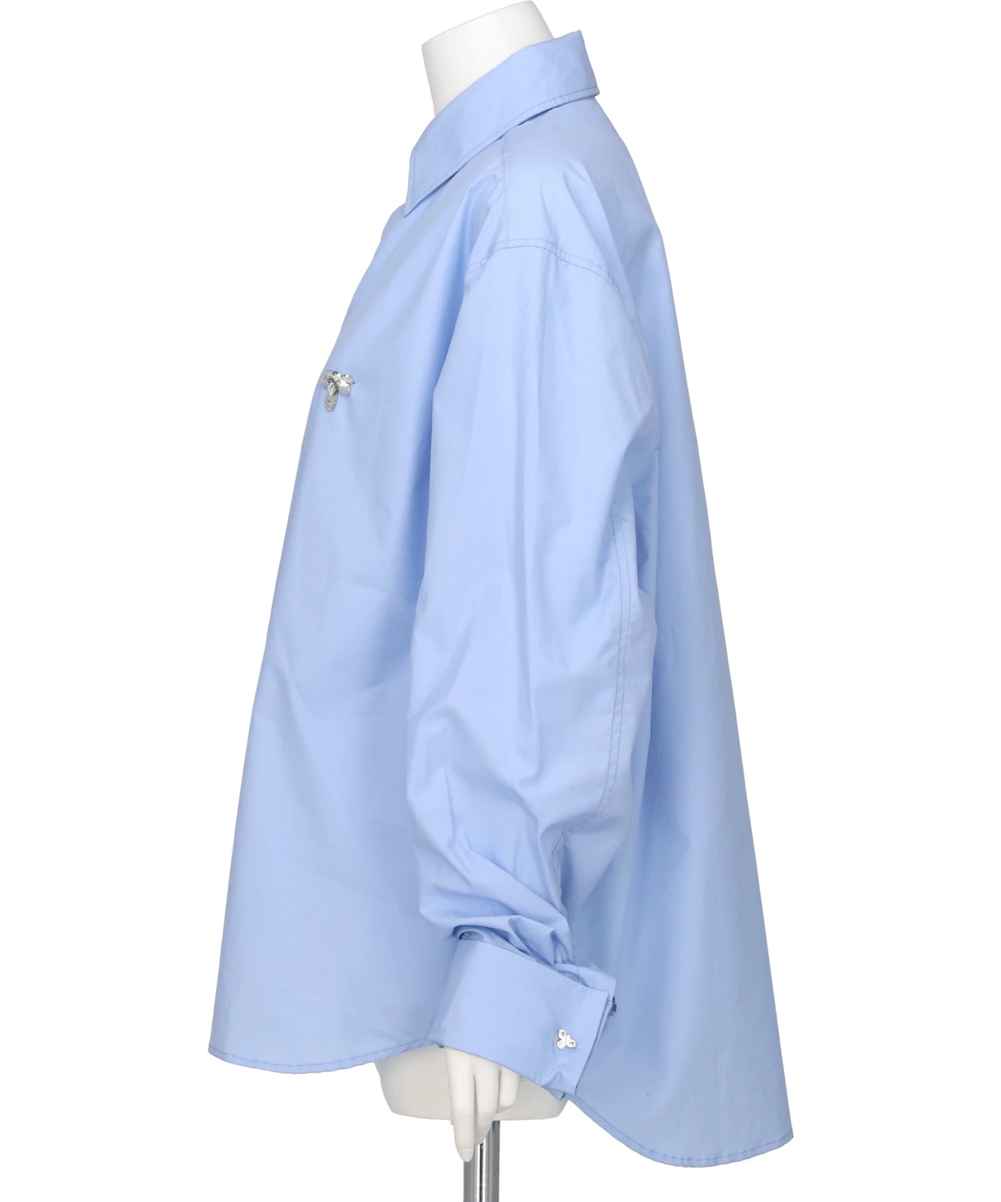 BEADED BUMBLE BEE DRESS SHIRT