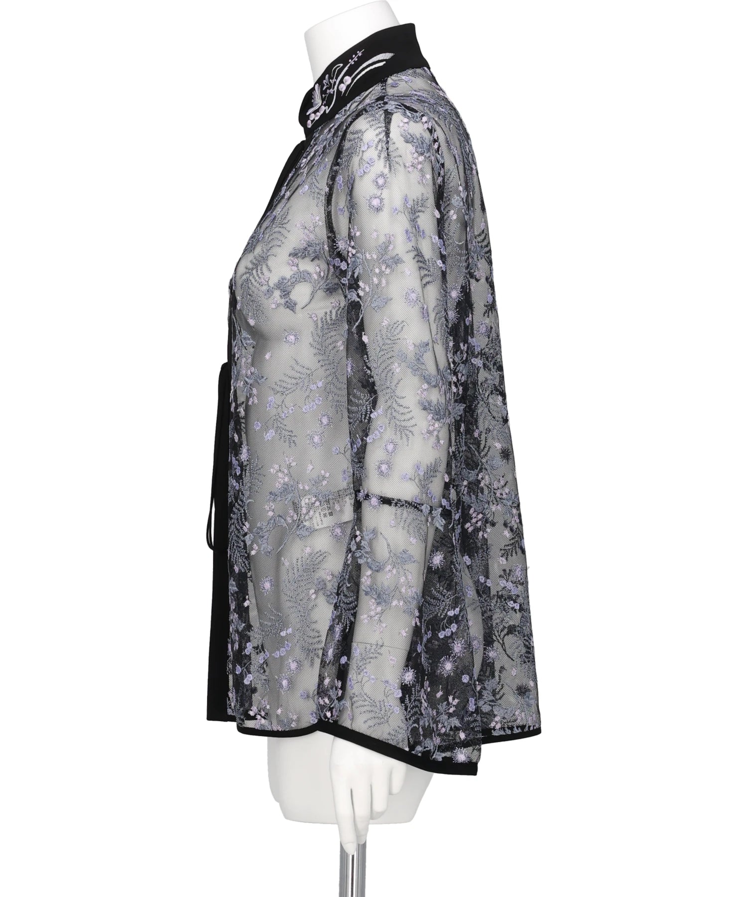 Mame Kurogouchi(マメクロゴウチ) 2026SS TULLE LACE STAND COLLAR