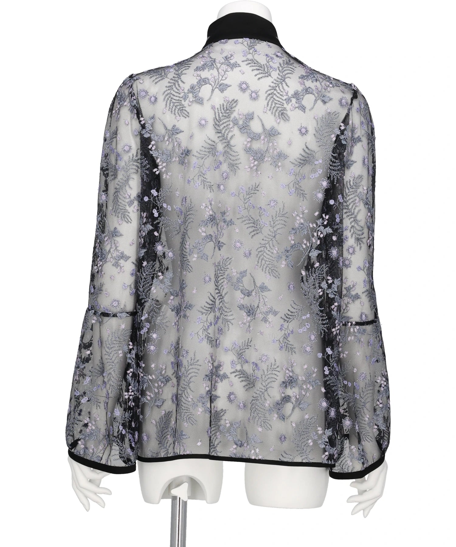 Mame Kurogouchi(マメクロゴウチ) 2026SS TULLE LACE STAND COLLAR