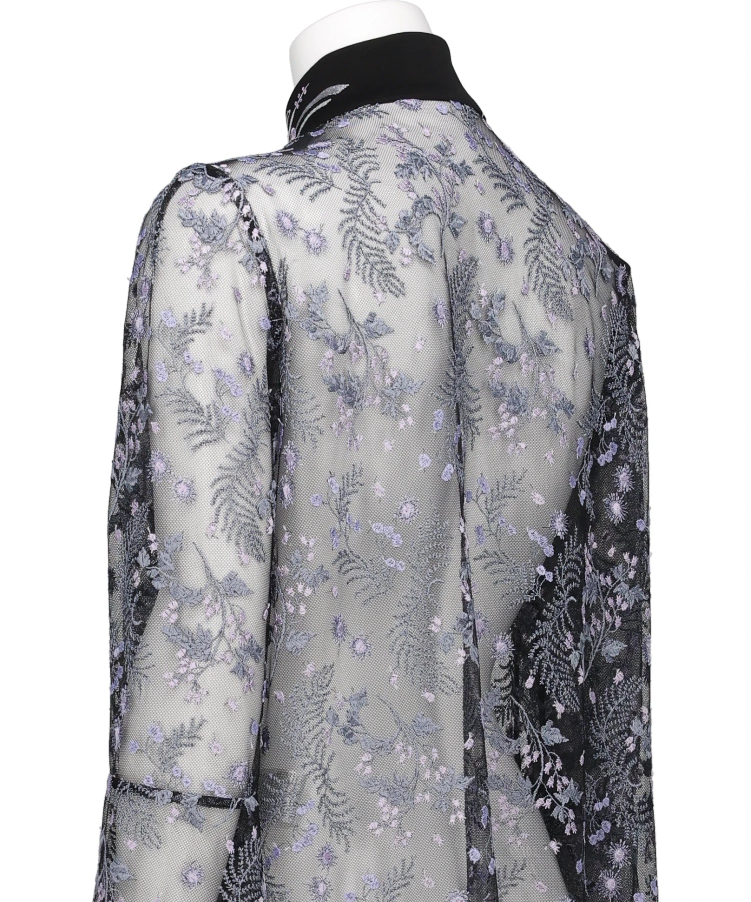 Mame Kurogouchi(マメクロゴウチ) 2026SS TULLE LACE STAND COLLAR