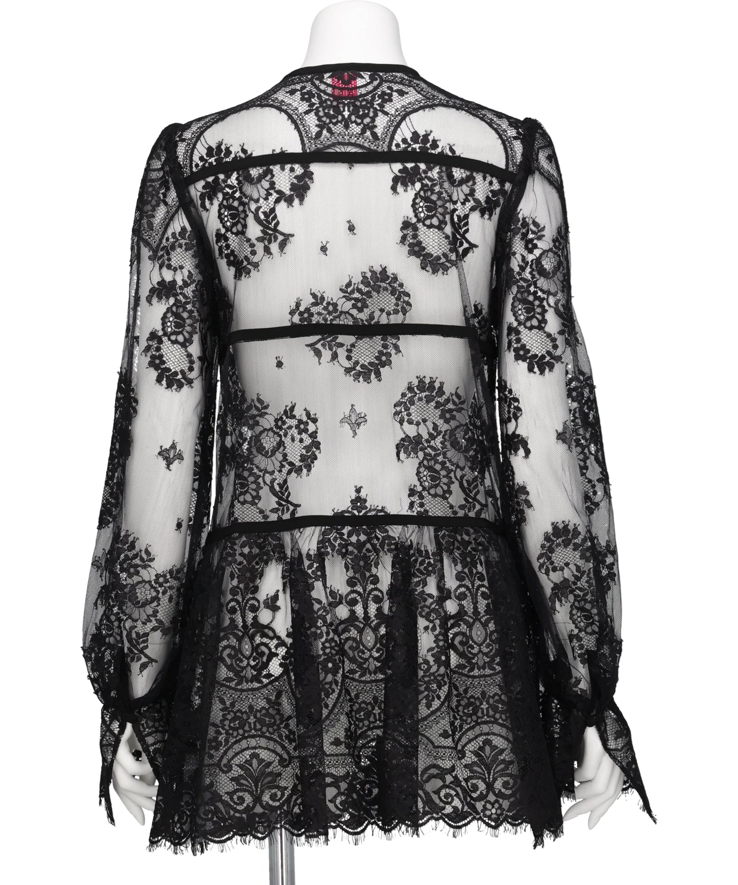 LACE GATHERED BLOUSE