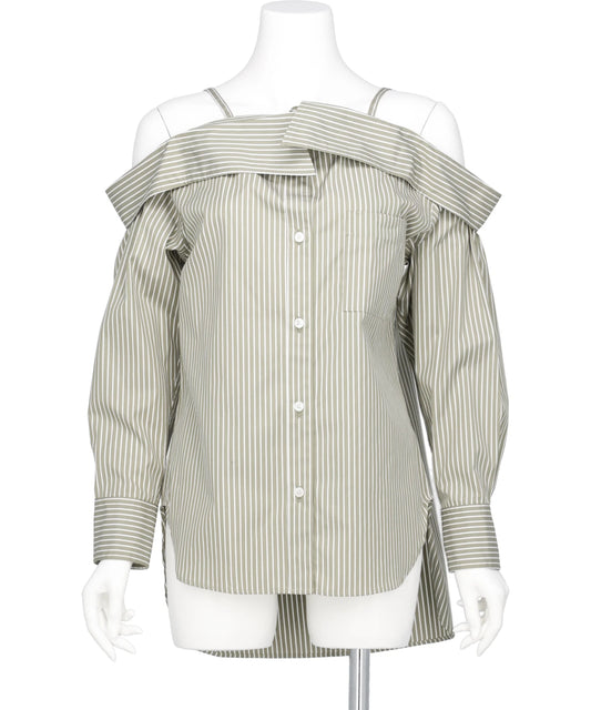 FUMIE TANAKA(フミエタナカ)ROUND STRIPE SH