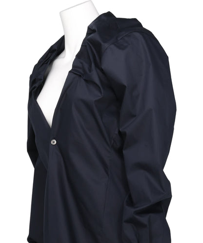 ROLLED-IN COLLAR SHIRT