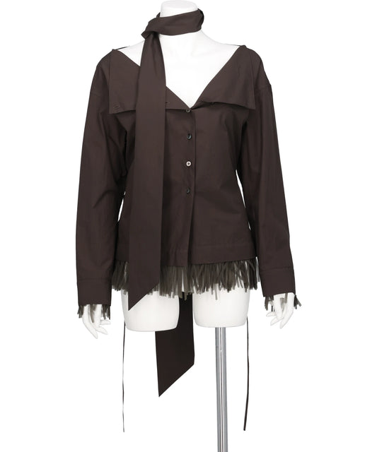 riv nobuhiko(リブノブヒコ) 2026SS PETAL SHIRT TPSS260701