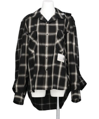 Maison MIHARA YASUHIRO(メゾンミハラヤスヒロ) 2026SS　W SLEEVE CHECK SHIRTS B16SH201