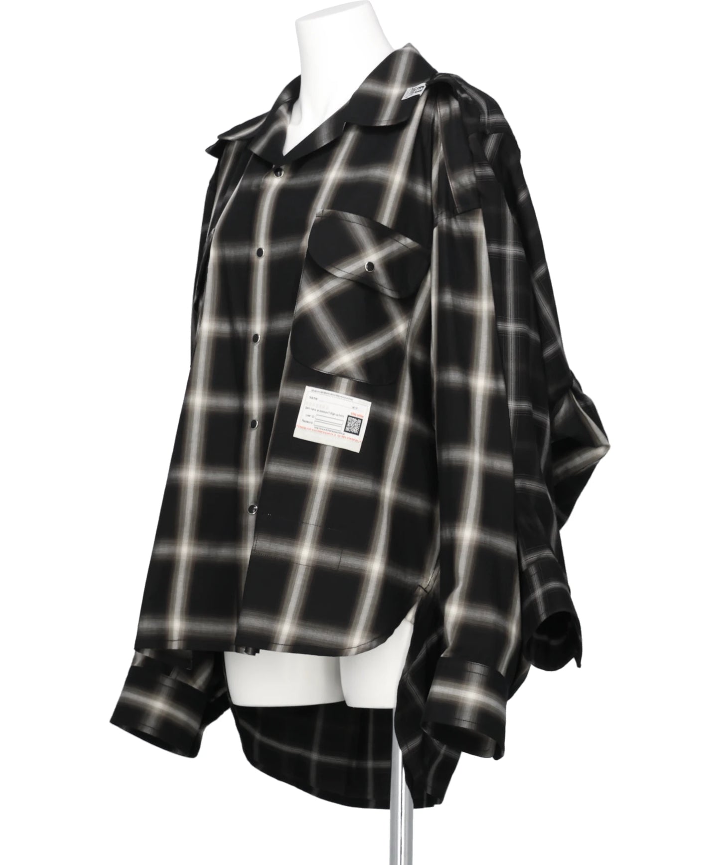 W SLEEVE CHECK SHIRTS
