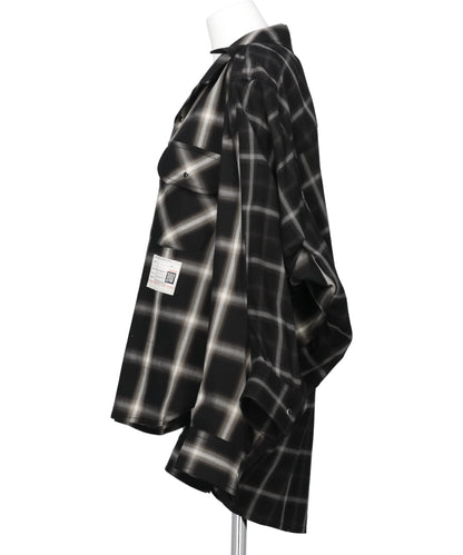 W SLEEVE CHECK SHIRTS