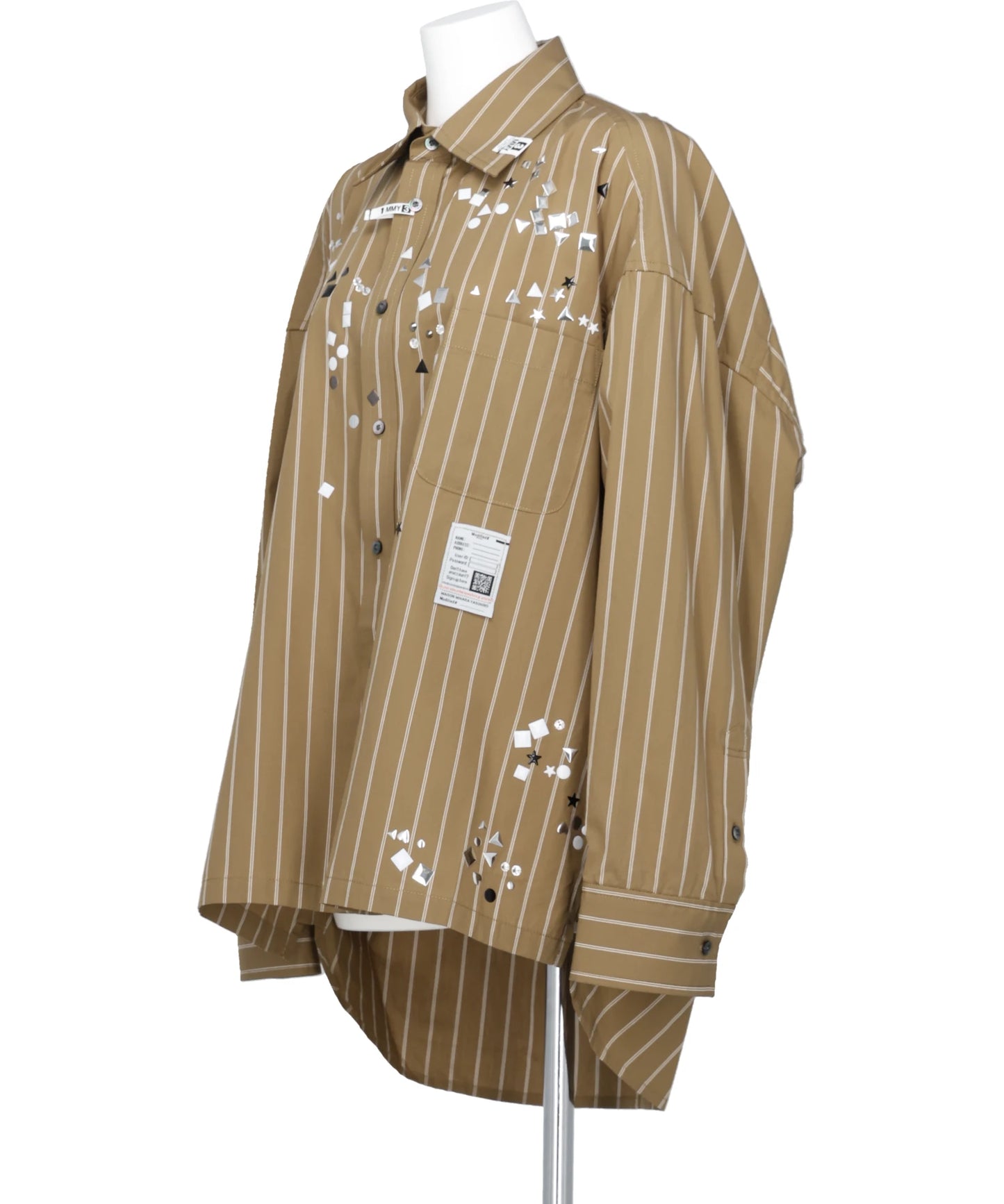 EMBELLISHED STRIPE SHIRTS