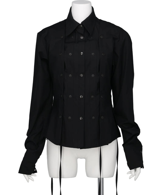 mukcyen(ムッシャン) 2026SS PROTOCOL SPINE SHIRT M266SH02