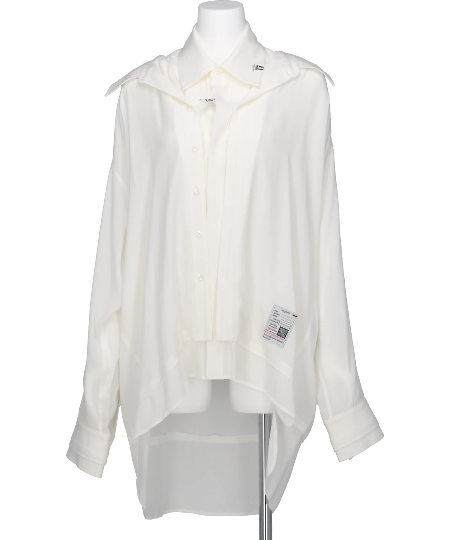 Maison MIHARA YASUHIRO(メゾンミハラヤスヒロ) DOUBLE LAYERED SHIRT