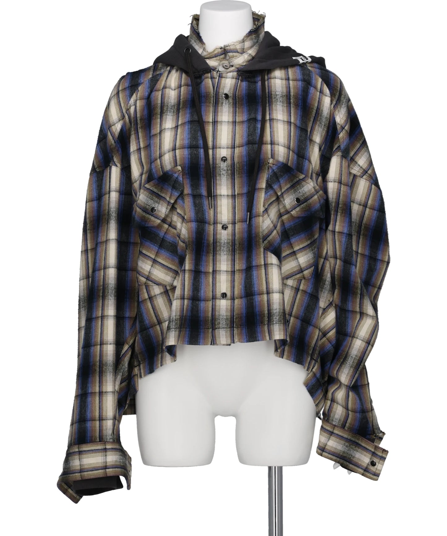 Maison MIHARA YASUHIRO(メゾンミハラヤスヒロ) HOODIES CHECK SHIRTS