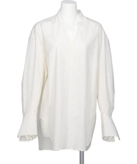 Mame Kurogouchi(マメクロゴウチ) 2026AW WASHI PRINT SHIRT MM26FW-SH024