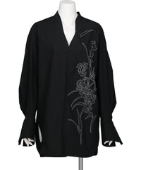 Mame Kurogouchi(マメクロゴウチ) 2026AW WASHI PRINT SHIRT MM26FW-SH024
