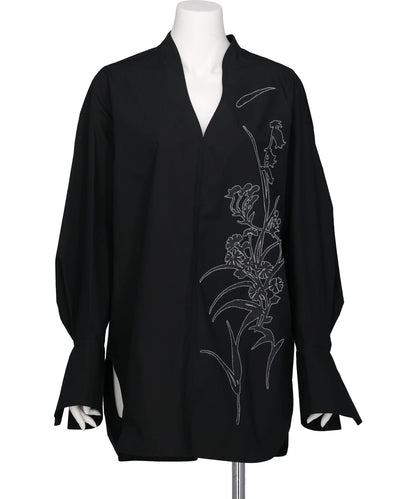 Mame Kurogouchi(マメクロゴウチ) 2026AW WASHI PRINT SHIRT MM26FW-SH024