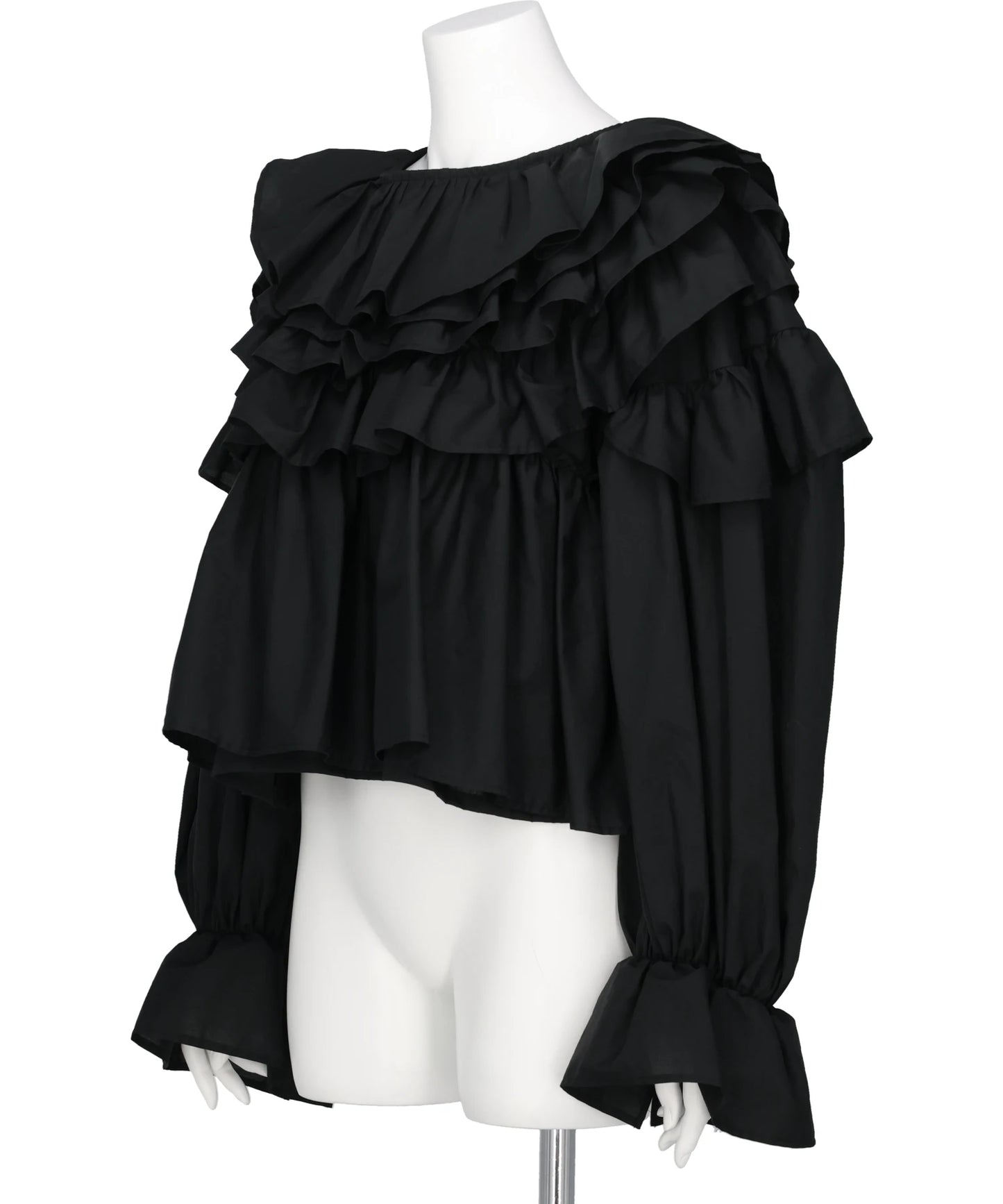 FRILLED VOLUME BLOUSE